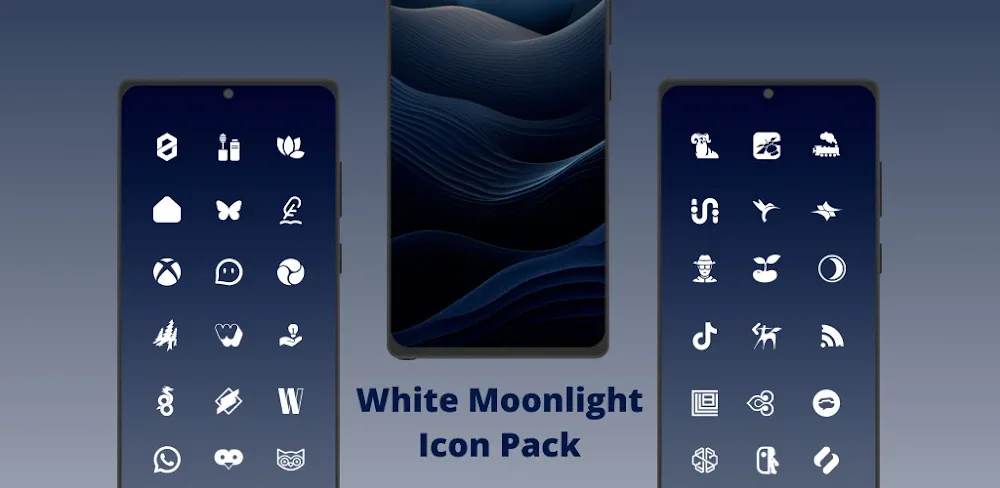 White Moonlight - Icon Pack v6.1 APK (Full Version)