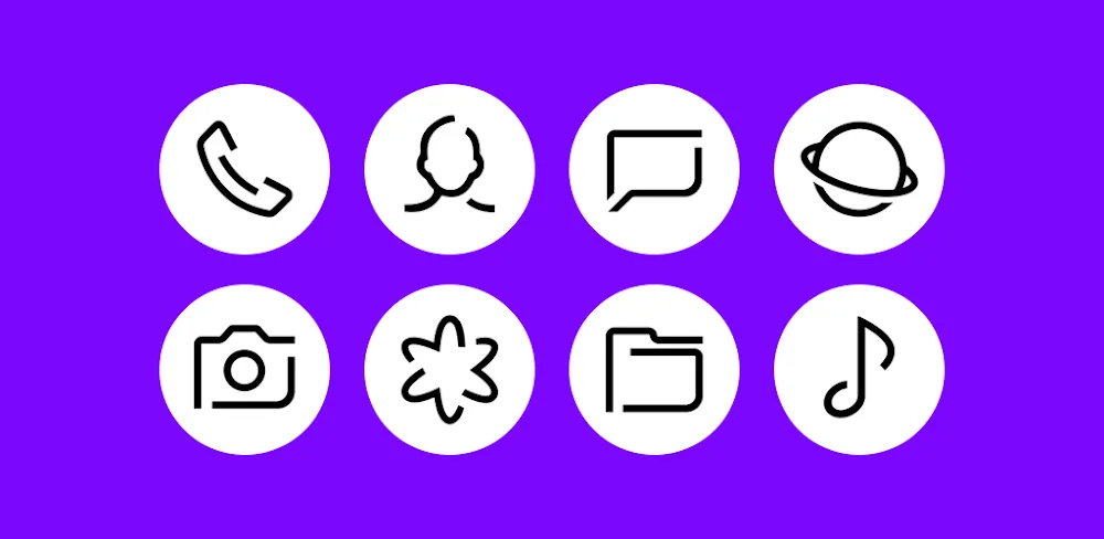 Whiux - Icon Pack (Round) v6.7 APK (Full Version)