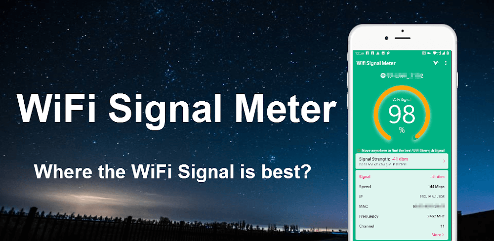 WiFi Signal Strength Meter v1.1.21 MOD APK (Premium Unlocked)