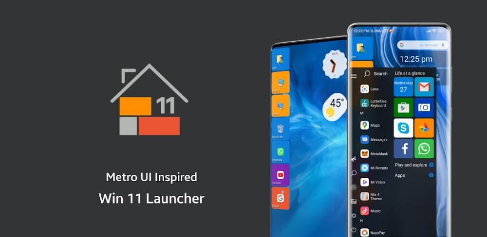 Win 11 Launcher v9.40 MOD APK (Pro Unlocked)