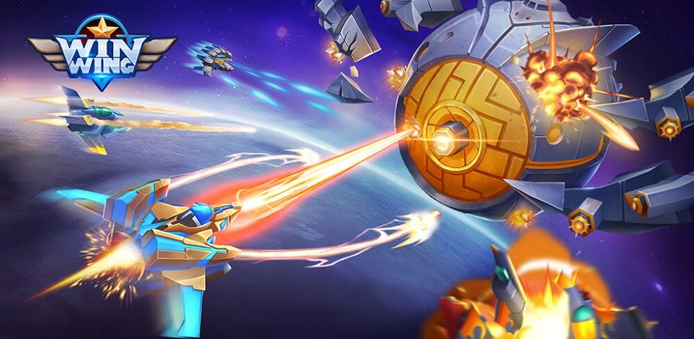 WinWing: Space Shooter v2.3.9 MOD APK (Menu/Damage, High Health)