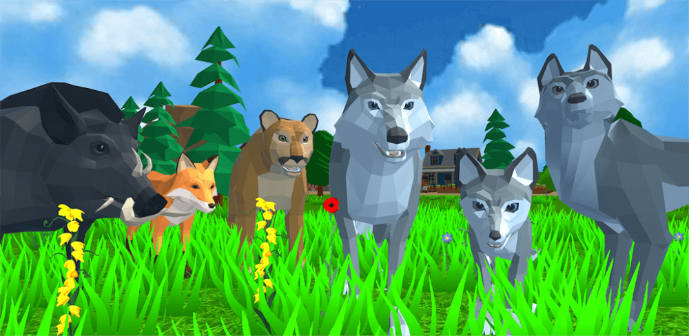 Wolf Simulator: Wild Animals 3D v1.053 MOD APK (Unlimited Coin, Meat)