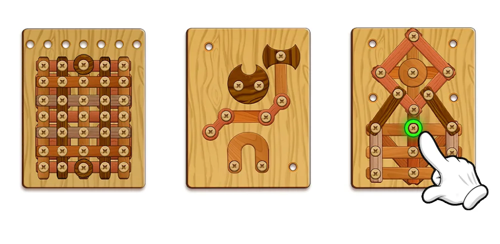 Wood Nuts & Bolts Puzzle v12.9 MOD APK (Unlimited Money)