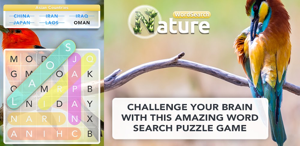 Word Search Nature Puzzle v2.1.0 MOD APK (Unlimited Currencies) Download