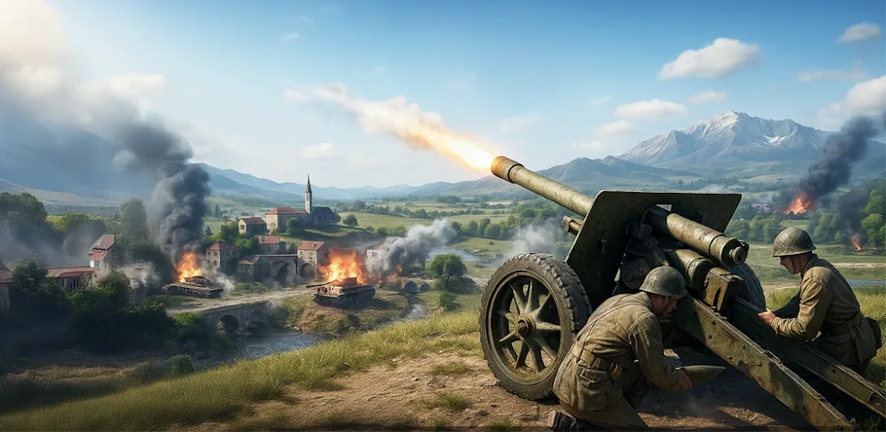World of Artillery 2: Cannon v1.0.7.1 MOD APK (Menu, Unlimited All)
