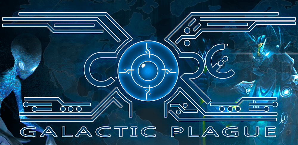 X-Core Galactic Plague Srategy v 1.43 MOD APK (Unlocked all races, Crystals)