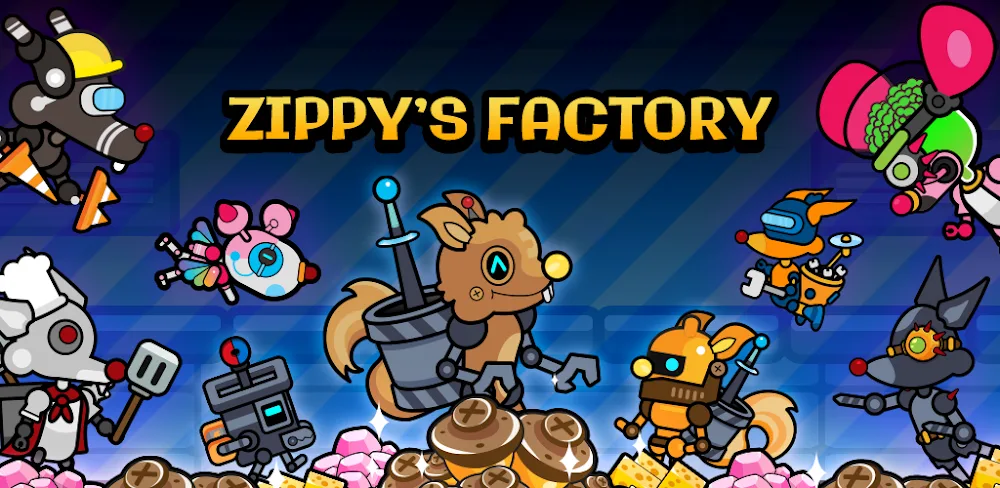 Zippy's Factory v2.4 MOD APK (Menu, Damage, God Mode, Free Purchase)
