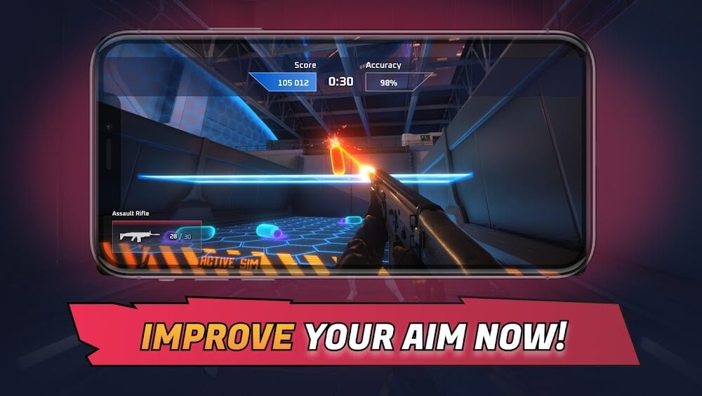 3D Aim Trainer v2.21 MOD APK (Menu, Unlimited Ammo, Energy)