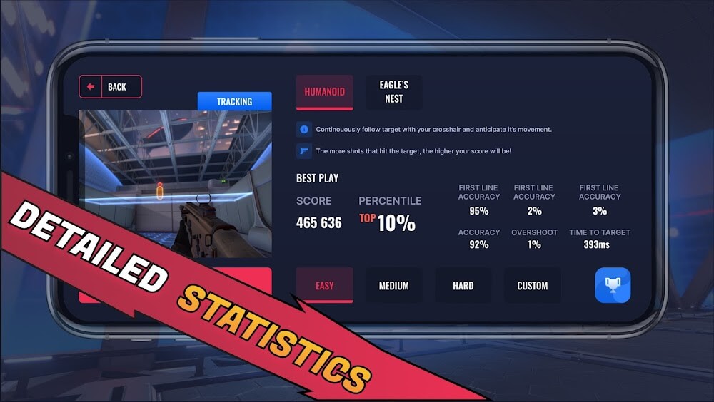 3D Aim Trainer v2.21 MOD APK (Menu, Unlimited Ammo, Energy)