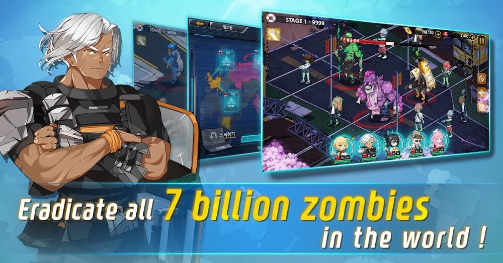 7 Billion Zombies v1.4.20 MOD APK (Damage, God Mode)