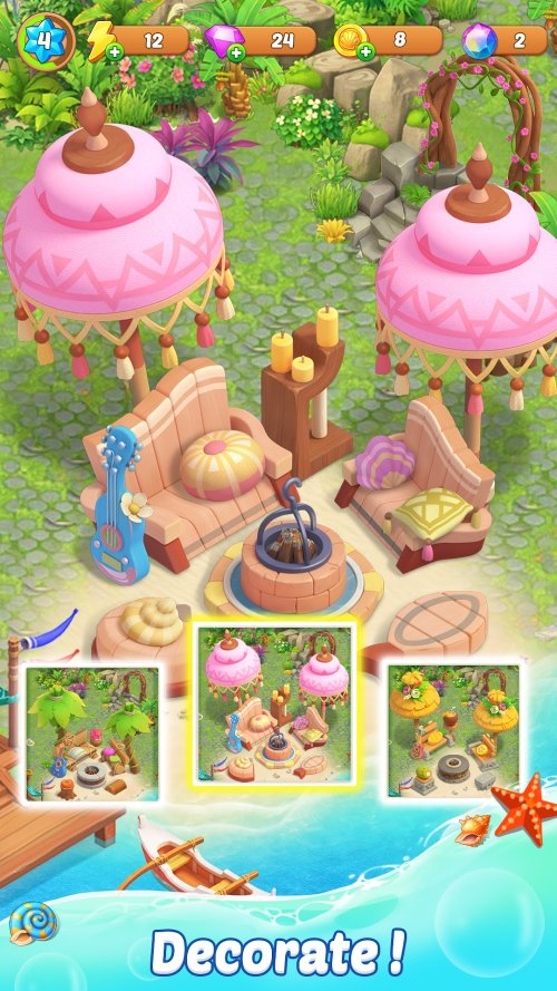 Adventure Island Merge v1.0.101 MOD APK (Earn Coin/Diamons x100, Free Shop, Currencies No-Decrease)