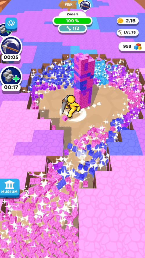 Adventure Miner v1.13.0 MOD APK (One Shot Materials)