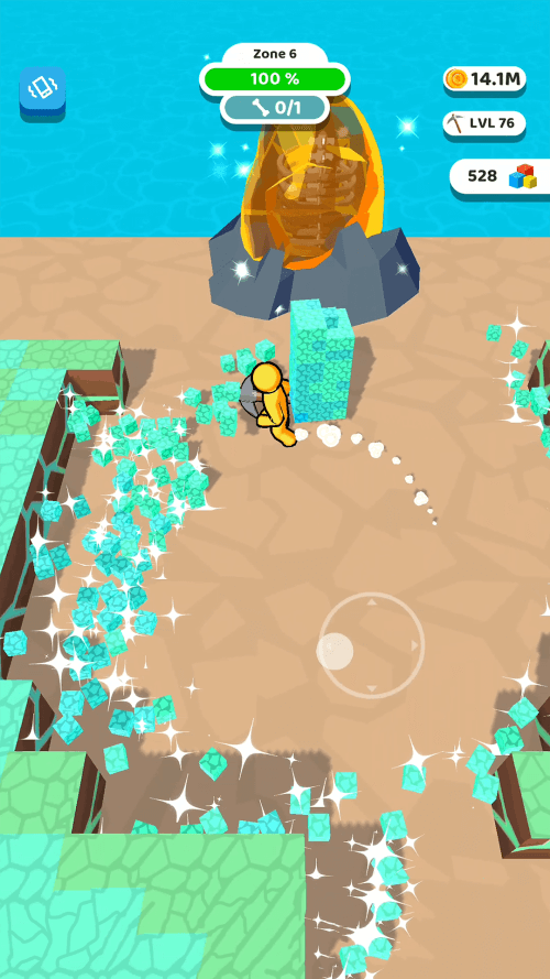 Adventure Miner v1.13.0 MOD APK (One Shot Materials)