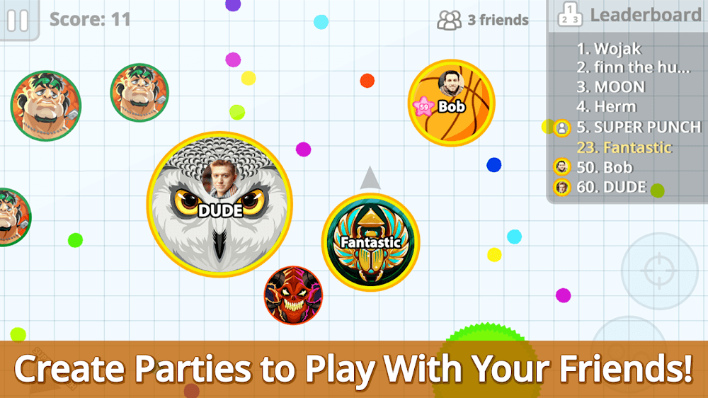 Agar.io v26.4.0 MOD APK (Menu, Reduced Zoom)