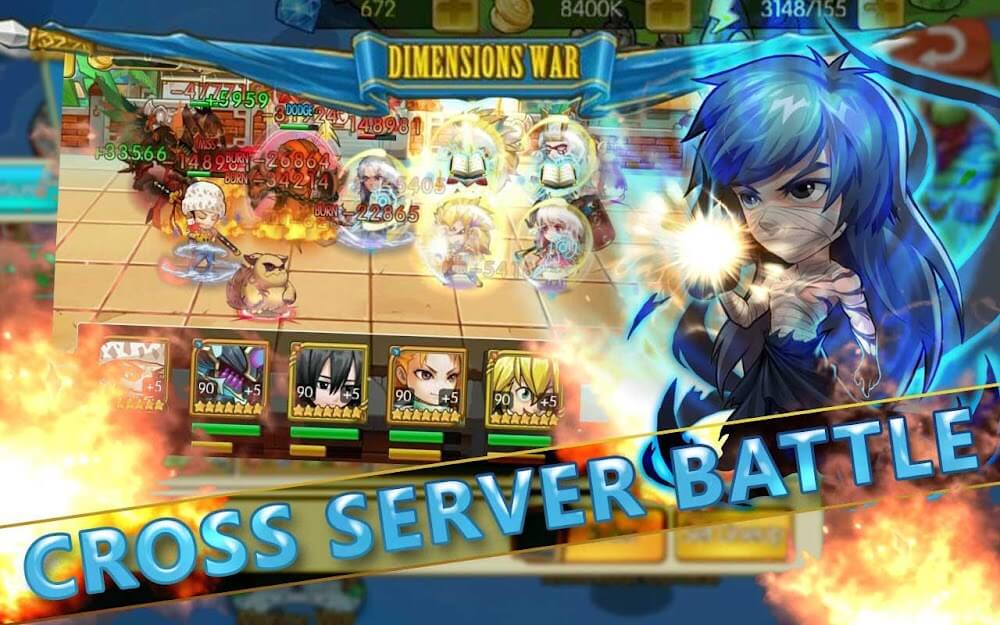 Anime Fighters v2.20.221108 MOD APK (Damage & Defense Multipliers)