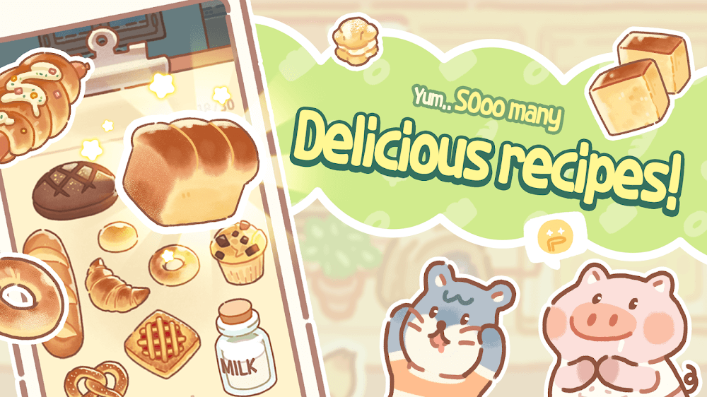 Bear Bakery v1.2.34 MOD APK (No Cooldown, Free VIP)