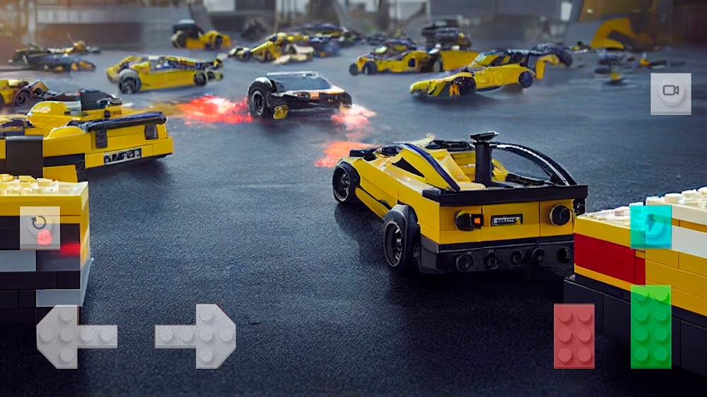 Block Car Wars Brick Car Crash v100 MOD APK (Unlimited Money)