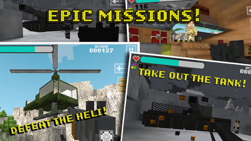 Block Gun 3D v1.4.0 MOD APK (Unlimited Money, No Ads)