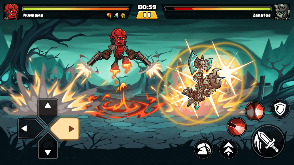 Brawl Fighter v0.3.7 MOD APK (Unlimited Gold/Gems, One Hit)