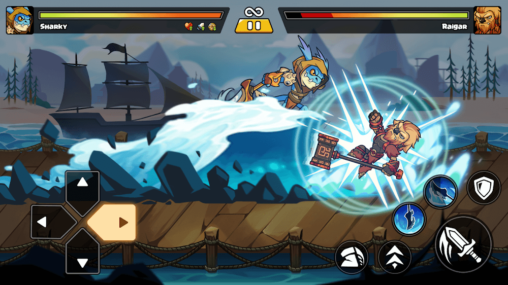 Brawl Fighter v0.3.7 MOD APK (Unlimited Gold/Gems, One Hit)
