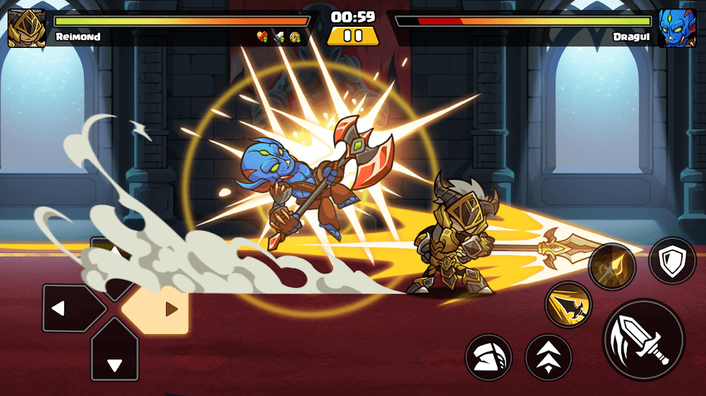 Brawl Fighter v0.3.7 MOD APK (Unlimited Gold/Gems, One Hit)