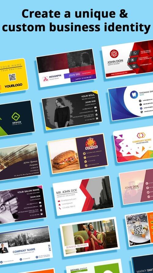 Business Card Maker v55.0 MOD APK (Premium Unlocked)