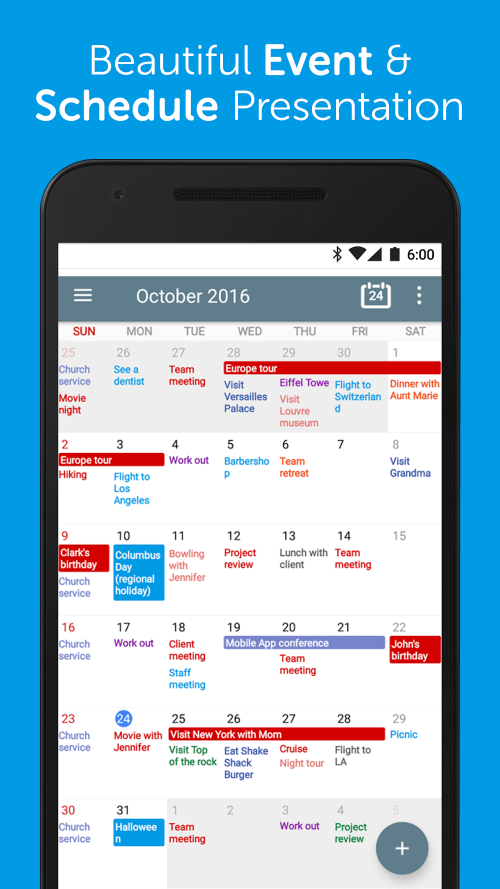 Calendar+ Schedule Planner v1.10.08 APK (Full Version)