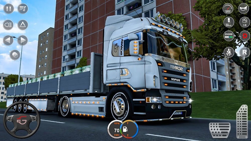 City Euro Truck Simulator 3d v0.20 MOD APK (Unlimited Money)