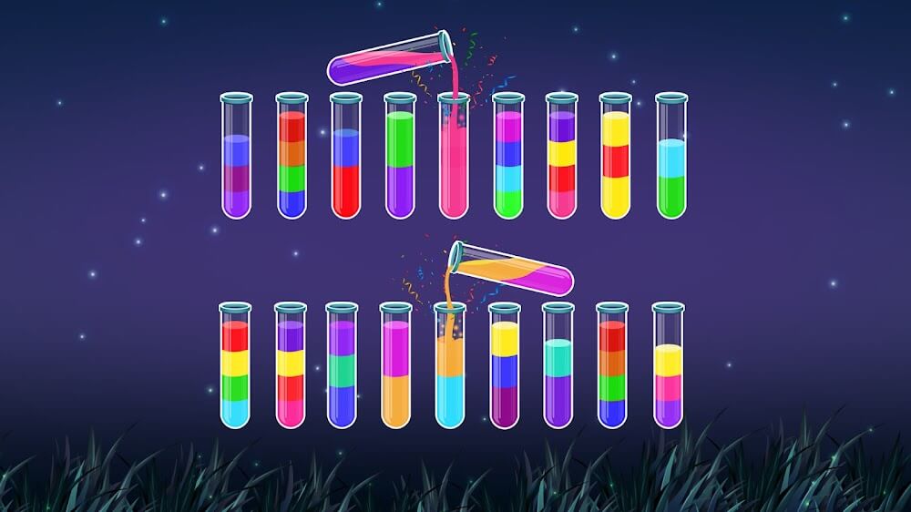 Color Water Sort Woody Puzzle v2.1.1 MOD APK (Unlimited Powerup)