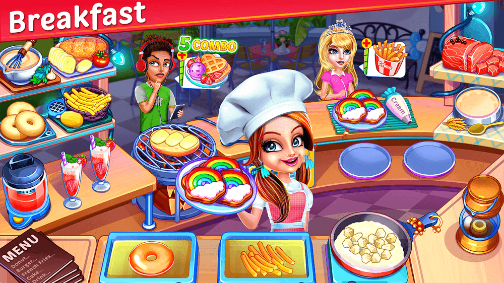 Cooking Express Cooking Games v4.4.4 MOD APK (Unlimited Money)