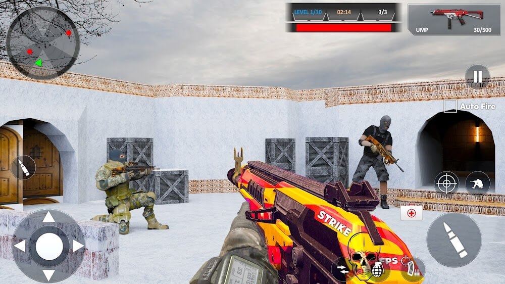 Counter Critical Strike: CS Battlegrounds v1.10 MOD APK (God Mode, Dumb Enemy)