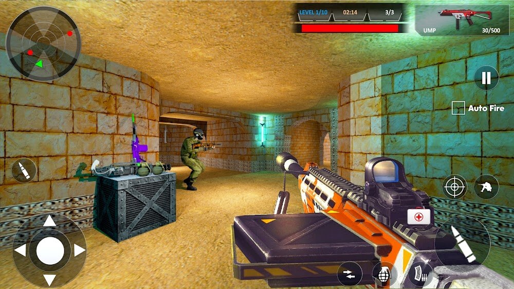 Counter Critical Strike: CS Battlegrounds v1.10 MOD APK (God Mode, Dumb Enemy)