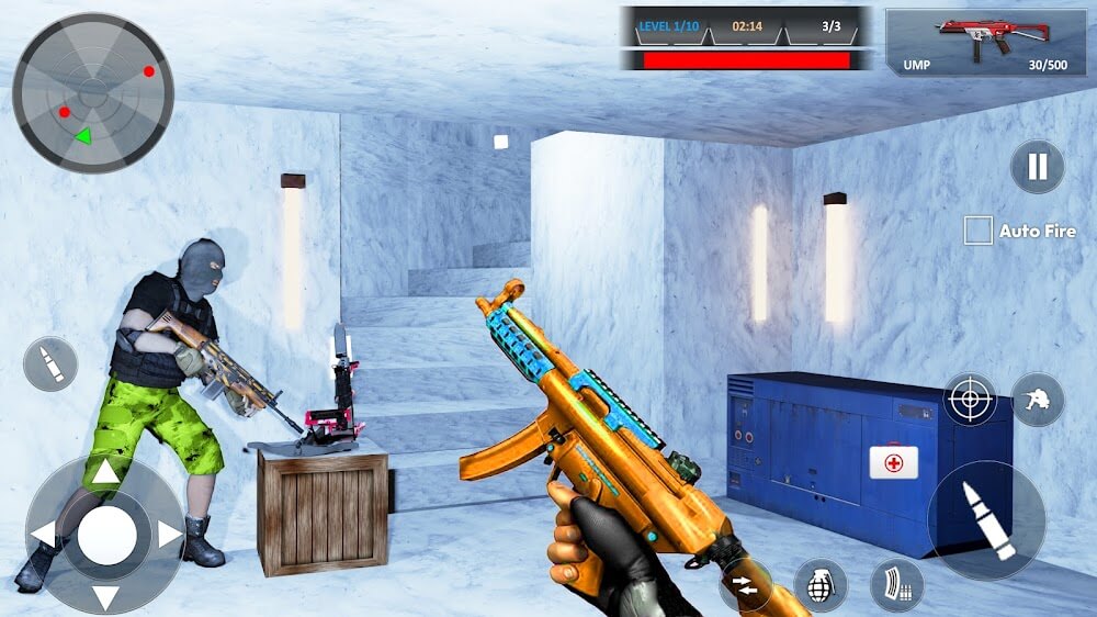 Counter Critical Strike: CS Battlegrounds v1.10 MOD APK (God Mode, Dumb Enemy)