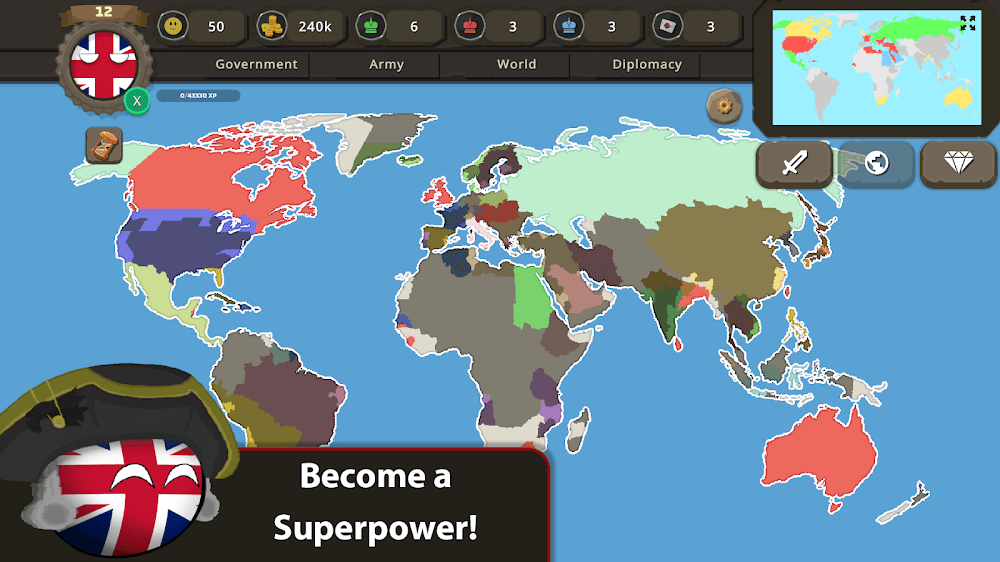 Countryballs at War v1.1.0 MOD APK (Unlocked full paid packages/dlc)