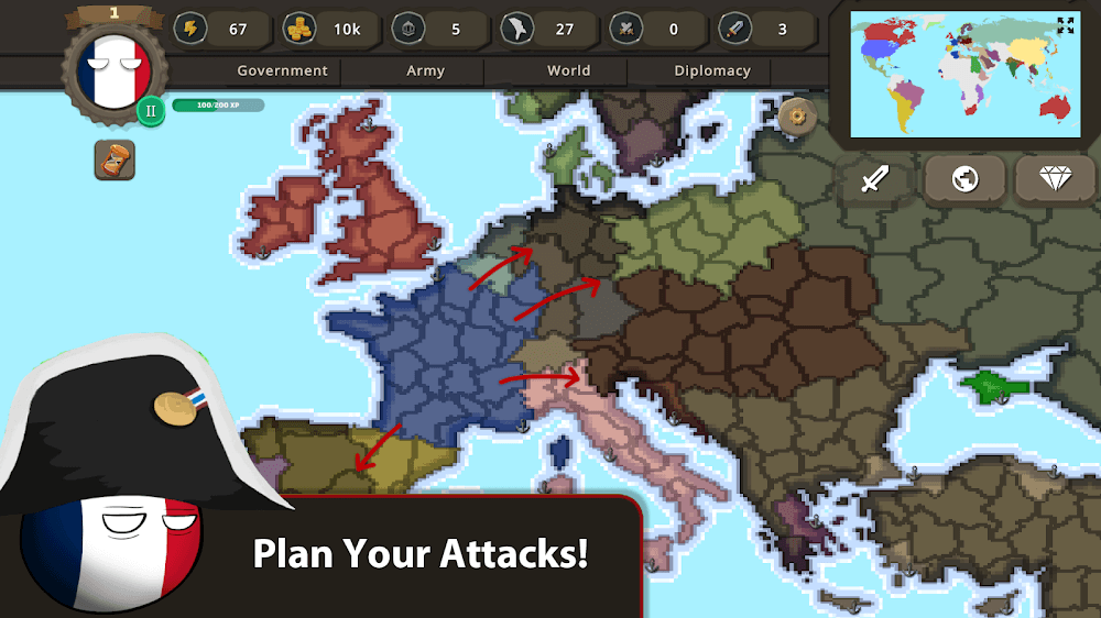 Countryballs at War v1.1.0 MOD APK (Unlocked full paid packages/dlc)