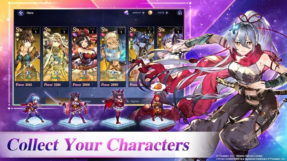Cross Summoner:R v0.0.21 MOD APK (Dmg Multiple, Defense Multiple)