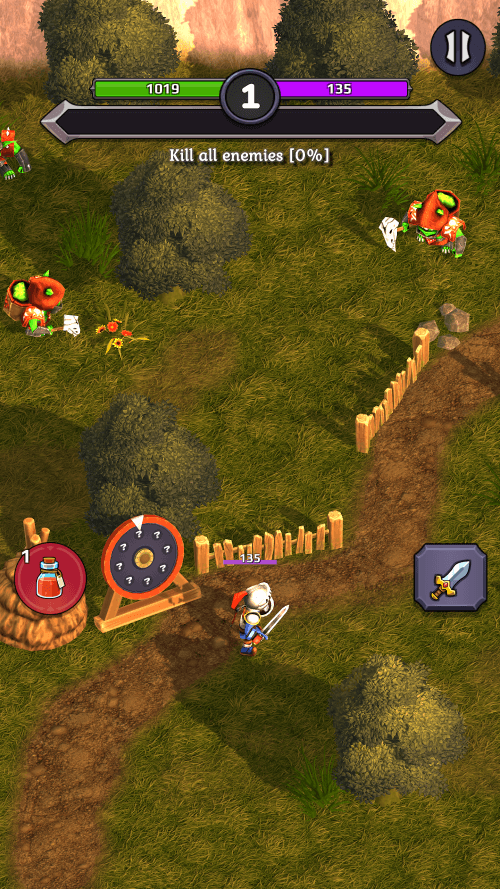 Crusado v0.8.2.1 MOD APK (Menu, Money, Damage, Enemies Stuned, Exp Multiplier x10, Free Shopping)