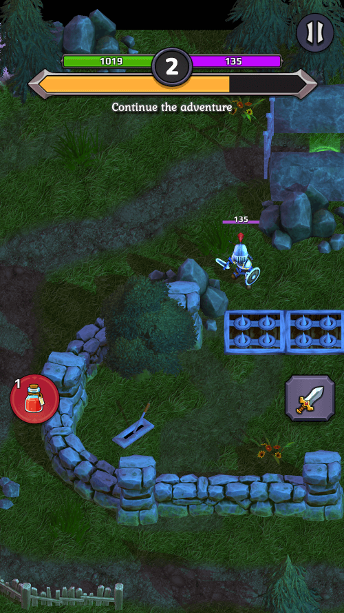 Crusado v0.8.2.1 MOD APK (Menu, Money, Damage, Enemies Stuned, Exp Multiplier x10, Free Shopping)