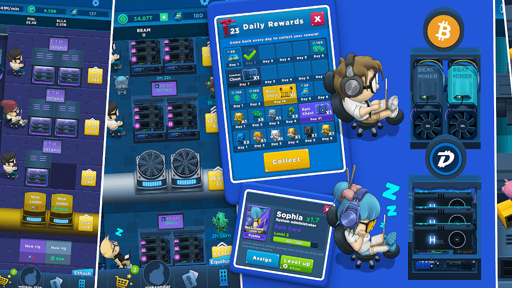 Crypto Idle Miner v1.48.0 MOD APK (Unlimited Money)
