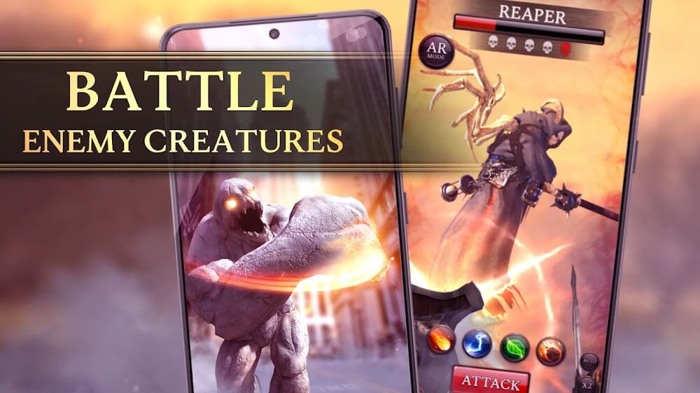 Darkane: Monster GPS v1.0.6 MOD APK (Free Upgrade, One Hit)