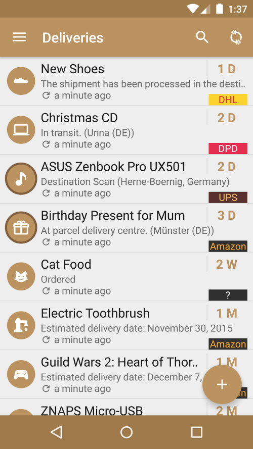 Deliveries Package Tracker v6.0.2 MOD APK (Pro Unlocked)