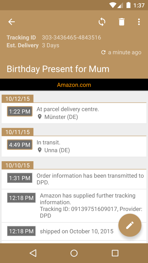 Deliveries Package Tracker v6.0.2 MOD APK (Pro Unlocked)
