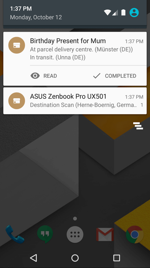 Deliveries Package Tracker v6.0.2 MOD APK (Pro Unlocked)