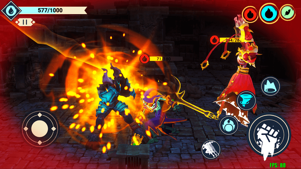 Demon Brawler v0.1 MOD APK (God Mode, Dumb Enemy)