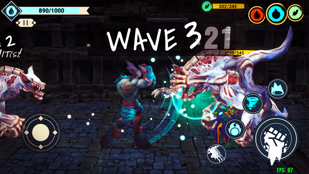 Demon Brawler v0.1 MOD APK (God Mode, Dumb Enemy)