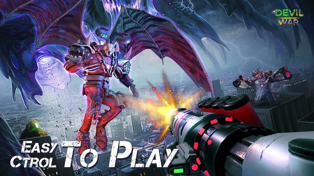 Devil War: 3D Shooting v1.4.3 MOD APK (One Hit, Dumb Enemy)