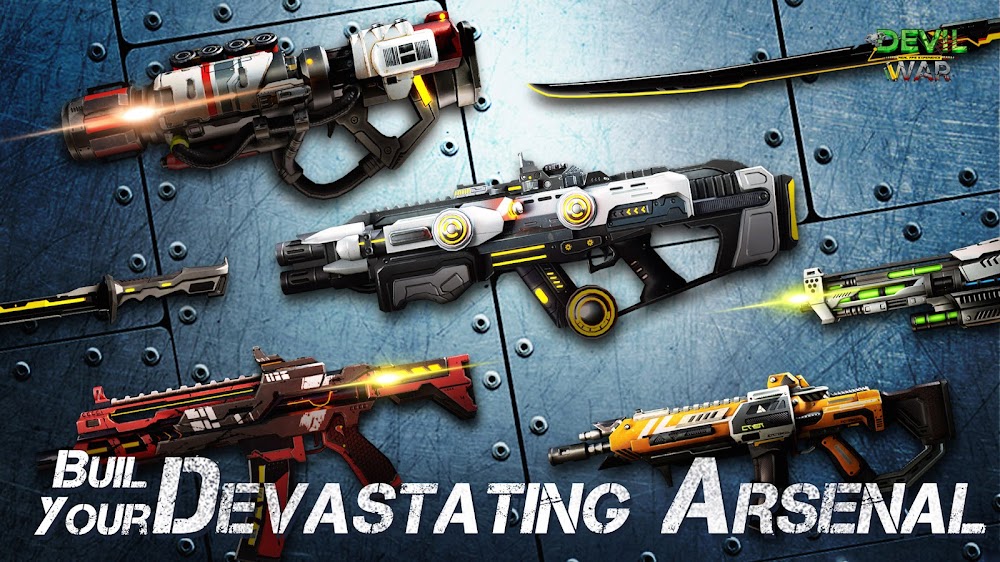 Devil War: 3D Shooting v1.4.3 MOD APK (One Hit, Dumb Enemy)