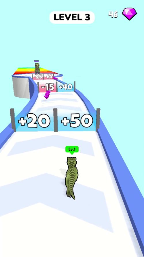 Dino Thrash 3D v1.6 MOD APK (Unlimited Gems)