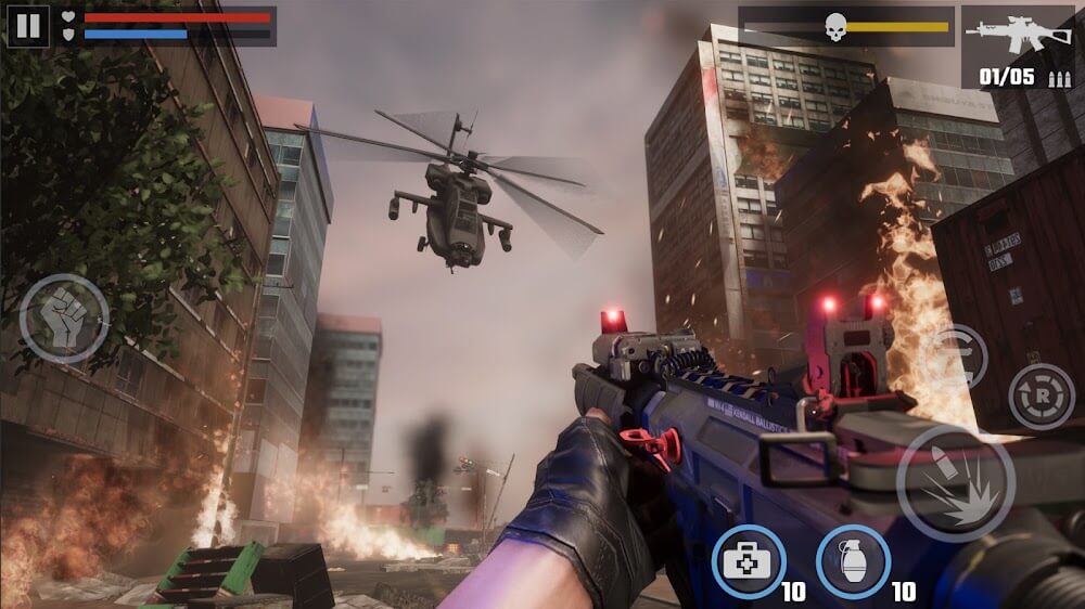 DOOM DAYS: Fire Shooter v1.12.0 MOD APK (Unlimited Moneys)