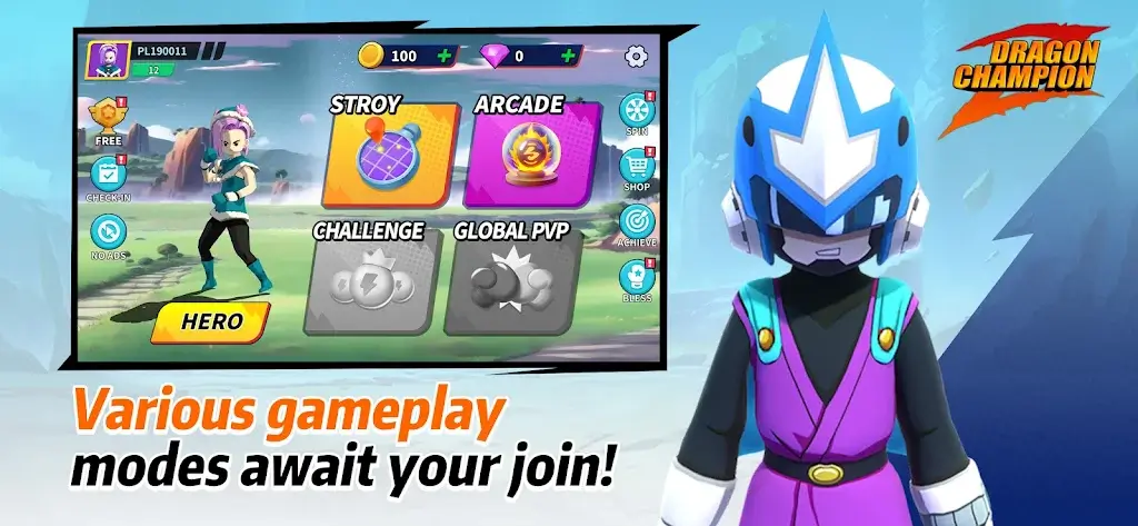 Dragon Champion Z v1.0.200803 MOD APK (Attack, God Multiplier)